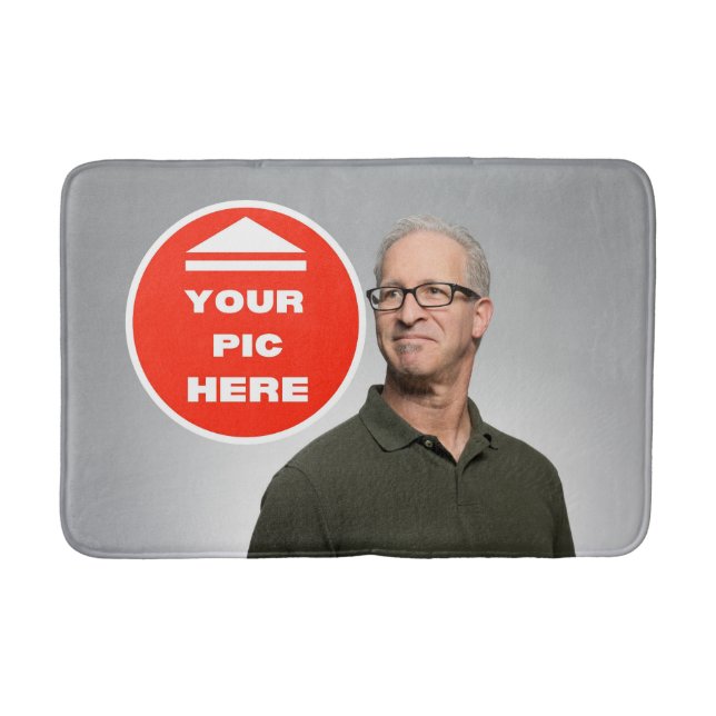 Tapete De Banheiro Bonita! Bath Mat- Personalizado - Médio (Frente)