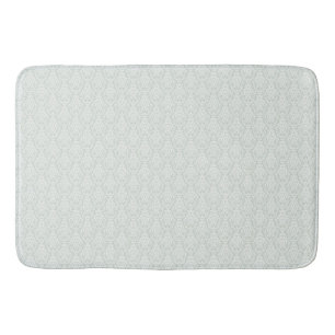 Tapete De Banheiro Bonita e macia, beige verde damask