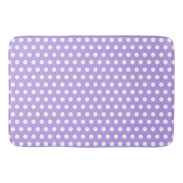 Tapete De Banheiro Bonita Polka-Dot Bath Mat (Frente)