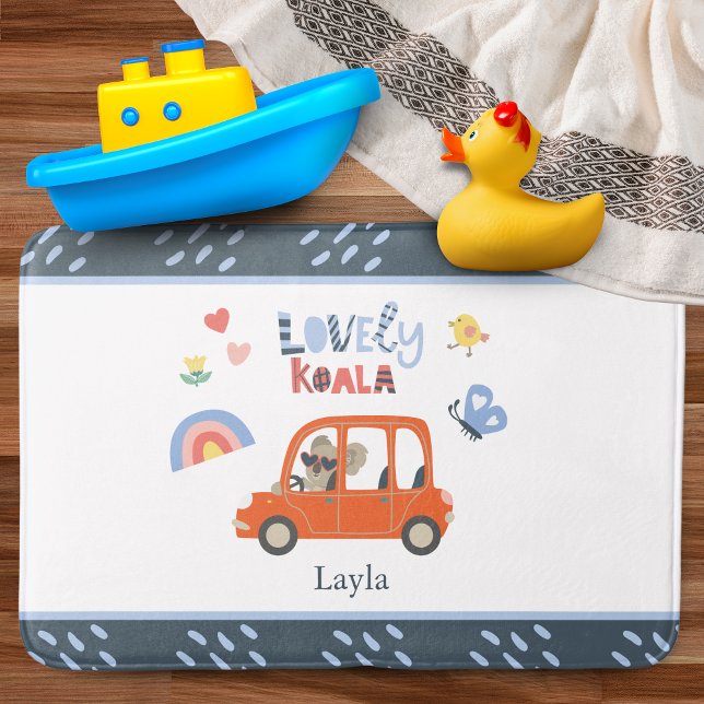 Tapete De Banheiro Bonitinha de Koala Nome Cute Animal (Criador carregado)