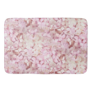 Tapete De Banheiro Bonito Feminina Moderna Blush Rosa Hydrangea Flora