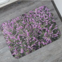 Tapete De Banheiro Bonito Purple Heather Floral