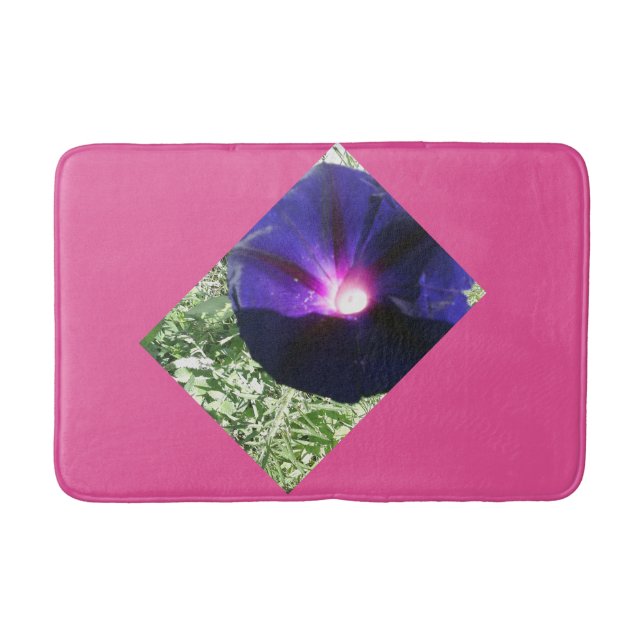 Tapete De Banheiro Bonito, rosa-quente e verso (Frente)