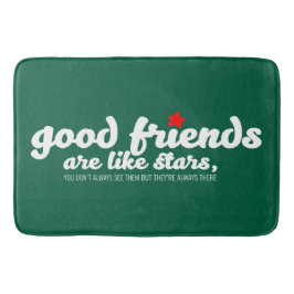 Tapete De Banheiro Bons amigos são como estrelas