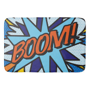 Tapete De Banheiro BOOM Diversão Retro Quadrinhos Pop Art