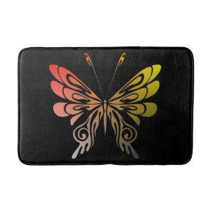 Tapete De Banheiro Borboleta Bath Mat