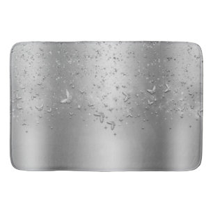 Tapete De Banheiro Borboleta de Flautim de Silver Shimmer