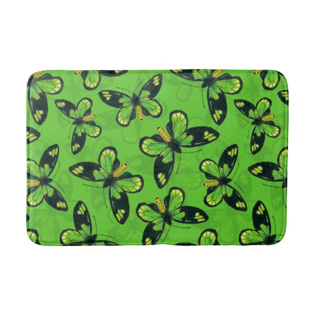 Tapete De Banheiro Borboleta de passarinho da Rainha Vitória (Frente)