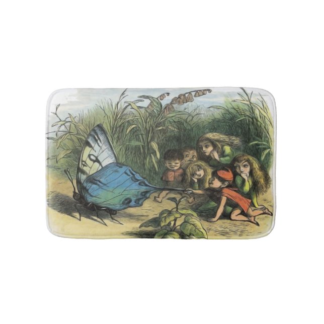 Tapete De Banheiro Borboletas Elf Trabalho de arte Cute Elves (frente)