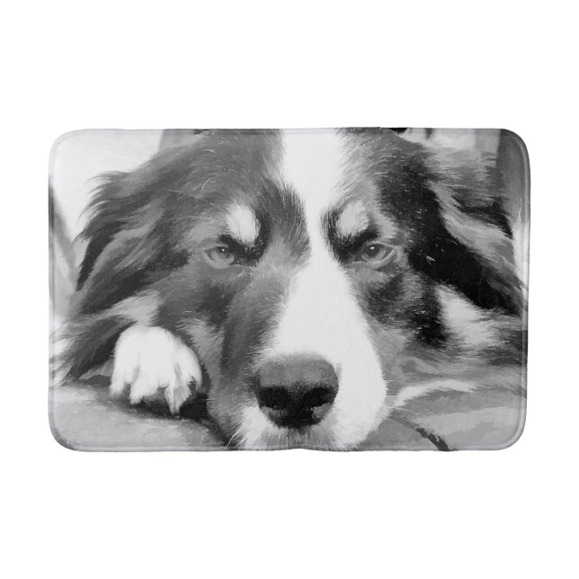 TAPETE DE BANHEIRO BORDER COLLIE (Frente)