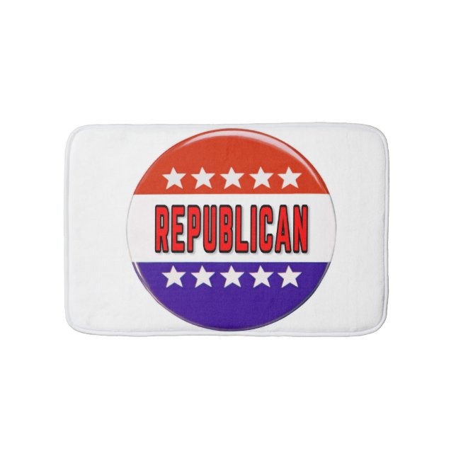 Tapete De Banheiro Botão Republicano (frente)