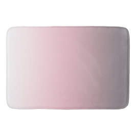 Tapete De Banheiro Branco cinzento cor-de-rosa Ombre