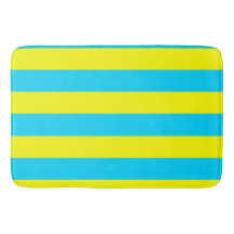 Bright Blue and Yellow Stripes 