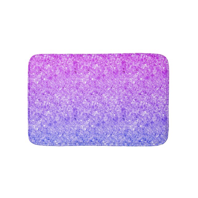 Tapete De Banheiro Brilho Azul E Rosa (frente)