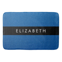 Tapete De Banheiro Brilho Azul, Fundo da Glitter, Seu Nome