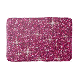 Tapete De Banheiro Brilho iridescente rosa