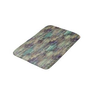 Tapete De Banheiro Brincadeira Violeta Violeta Roxo Taupe Teal Strips