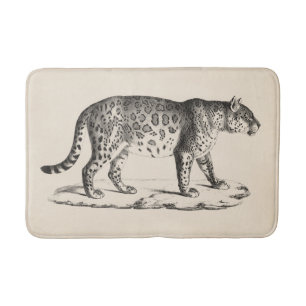 Tapete De Banheiro Brodtmann Leopard Sketch