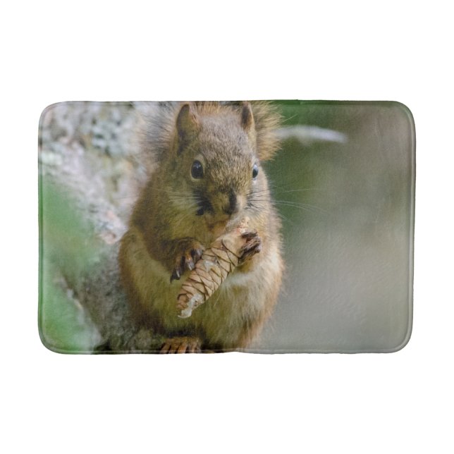 Tapete De Banheiro Brown Squirrel Wildlife Photography (Frente)