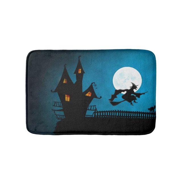 Tapete De Banheiro Bruxa Voadora (frente)