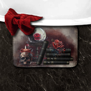 Tapete De Banheiro Bruxaria Magia Items Spellbooks and Crystal Ball