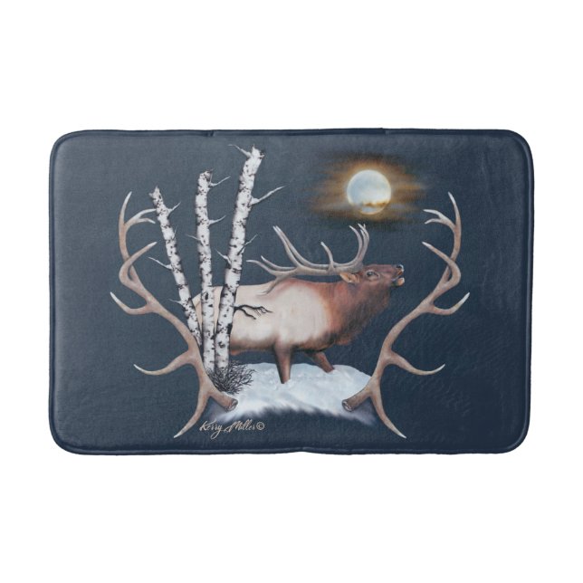 Tapete De Banheiro Bull Elk Bath Mat (Frente)