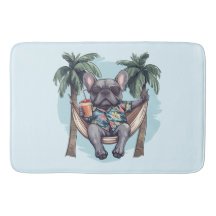 Bulldog Francês em Top de Havaiana