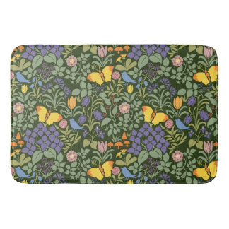 Tapete De Banheiro C. F. A Borboleta de Voysey Garden Large Bath Mat