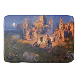 Tapete De Banheiro C M Russell Laugh Matares Longe Western