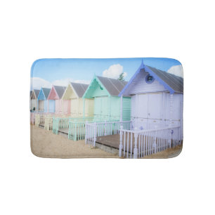Tapete De Banheiro Cabanas da praia da ilha de Mersea