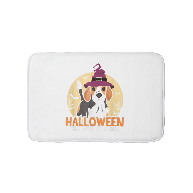 Tapete De Banheiro Cachorro Halloween (frente)