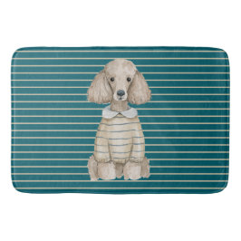 Tapete De Banheiro Cachorro Poodle Chique