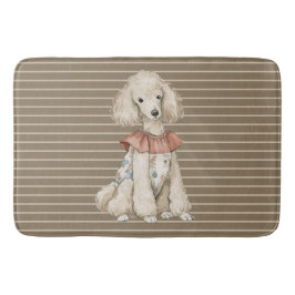 Tapete De Banheiro Cachorro Poodle Chique