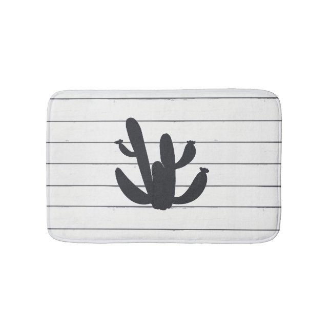 Tapete De Banheiro Cactus Plant Desert Art Mat (frente)