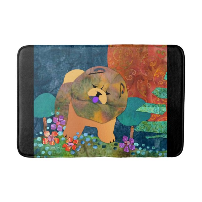 Tapete De Banheiro Caixa da comida das PEQUENAS NOTÍCIAS ou esteira (Frente)