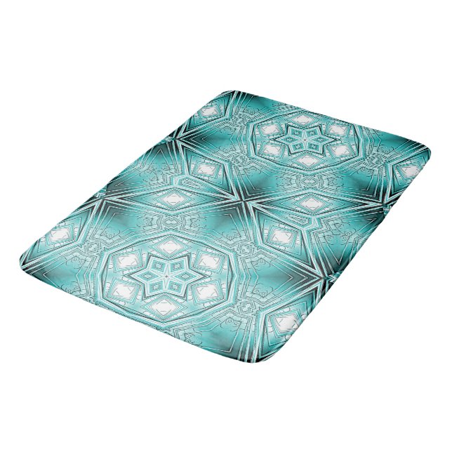 Tapete De Banheiro Caleidoscópio Ártico (Angulado)