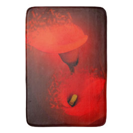 Tapete De Banheiro Calla Lily Vivid Efeito de Dispersão Vermelha