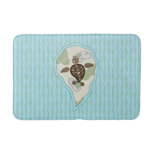 Tapete De Banheiro Callie the Sea Turtle Bath Mat