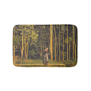 Tapete De Banheiro Caminhando na borda da floresta (por Ferdinand Hod