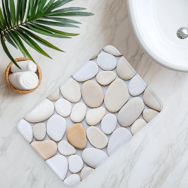 Tapete De Banheiro Caminho de Pebble de Imitação