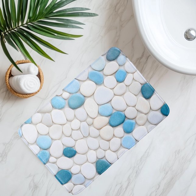 Tapete De Banheiro Caminho de Seixos Imitação Subaquático (Criador carregado)