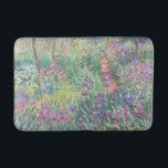 Tapete De Banheiro Caminho do Jardim da Arte Impressionista Francesa<br><div class="desc">O Caminho do Jardim apresenta uma passagem natural que passa por uma mancha de raias roxas, várias outras flores bonito e pequenas oliveiras. Em geral, a elegante arte de vintage neste tapete de espuma de memória é macia com quase cores pastéis e cumprimentará a decoração do seu banheiro. Claude Monet...</div>