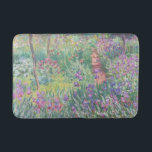 Tapete De Banheiro Caminho do Jardim da Arte Impressionista Francesa<br><div class="desc">O Caminho do Jardim apresenta uma passagem natural que passa por uma mancha de raias roxas, várias outras flores bonito e pequenas oliveiras. Em geral, a elegante arte de vintage neste tapete de espuma de memória é macia com quase cores pastéis e cumprimentará a decoração do seu banheiro. Claude Monet...</div>