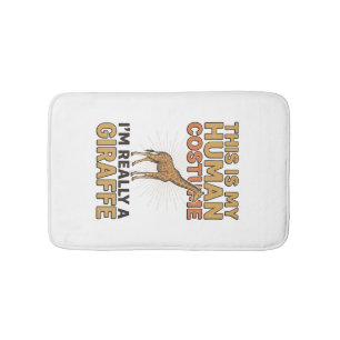 Tapete De Banheiro Camisa de Gravura Vintage de Fantasia Humana de Gi