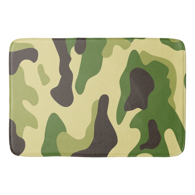 Tapete De Banheiro Camouflage (Frente)