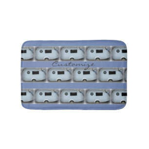 Tapete De Banheiro Campistas retros minúsculos da caravana da lágrima