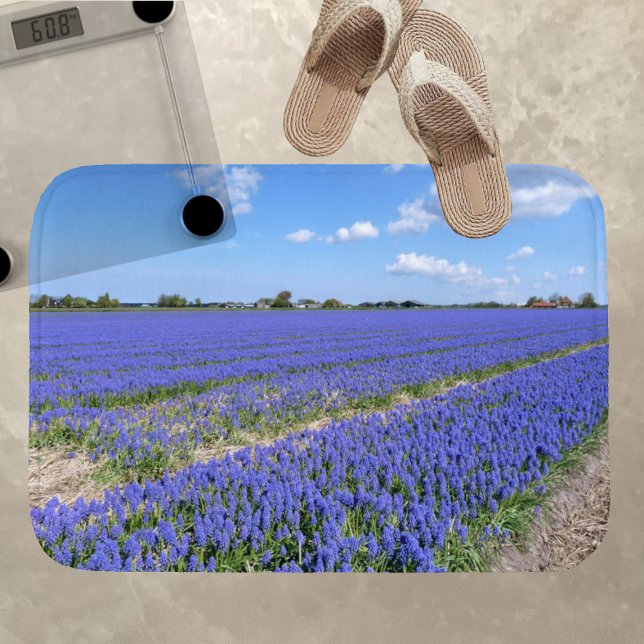 Tapete De Banheiro Campo de Hyacinths (Criador carregado)