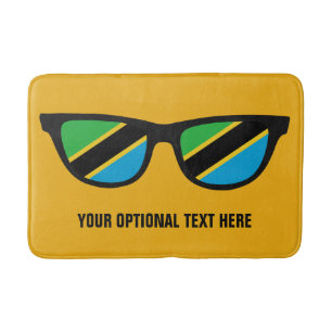 Tapete De Banheiro Campos de banho personalizados do Tanzania Shades