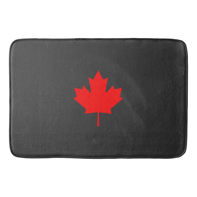 Tapete De Banheiro Canadense Maple Leaf (Frente)