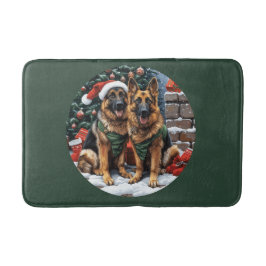 Tapete De Banheiro Caninos de German shepherd de Natal